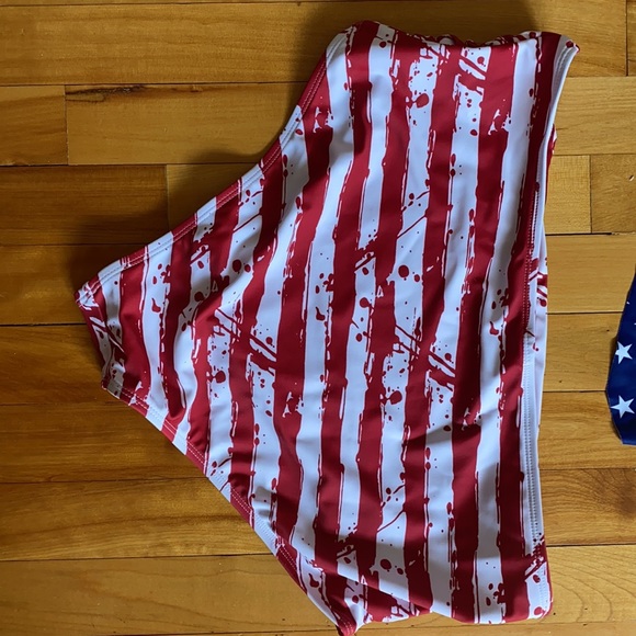 Stars & Stripes bathing suit 2XL. New/Orig Tags - Picture 2 of 4